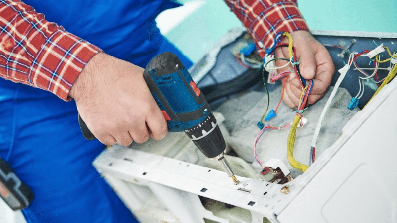 Evren Simfer Simfer çamaşır makinesi kart tamiri – Su almama arızası orijinal parça ile giderildi. - Teknik servis örneği